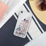 Blue Dolphin Liquid Glitter Phone Case