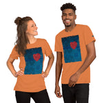 Ocean Heart Short-Sleeve Unisex T-Shirt