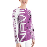 SWR Raspberry Logo Women's Rash Guard