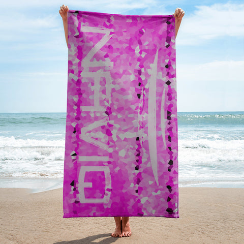 Sea Me towel pink