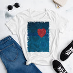 Ocean Heart Women's short sleeve t-shirt