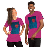 Ocean Heart Short-Sleeve Unisex T-Shirt