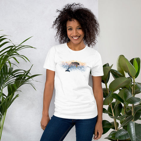 Happy Dolphin Short-Sleeve T-Shirt