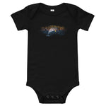 Happy Dolphin one-piece baby short-sleeve shirt