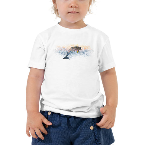 Happy Dolphin Toddler Short Sleeve Tee