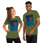 Ocean Heart Short-Sleeve Unisex T-Shirt