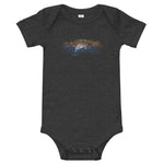 Happy Dolphin one-piece baby short-sleeve shirt