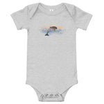 Happy Dolphin one-piece baby short-sleeve shirt