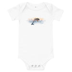 Happy Dolphin one-piece baby short-sleeve shirt