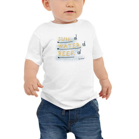 SWR Hawaii Checked Baby Jersey Short Sleeve Tee