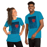 Ocean Heart Short-Sleeve Unisex T-Shirt