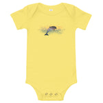 Happy Dolphin one-piece baby short-sleeve shirt