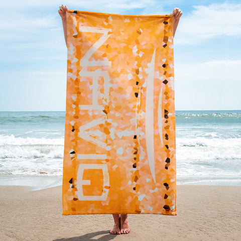 Sea Me towel orange